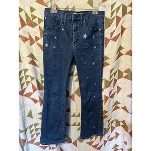 Madewell Jeans Demi Boot Cali Star 28 Crop Mini Flare Celestial Eras Tour